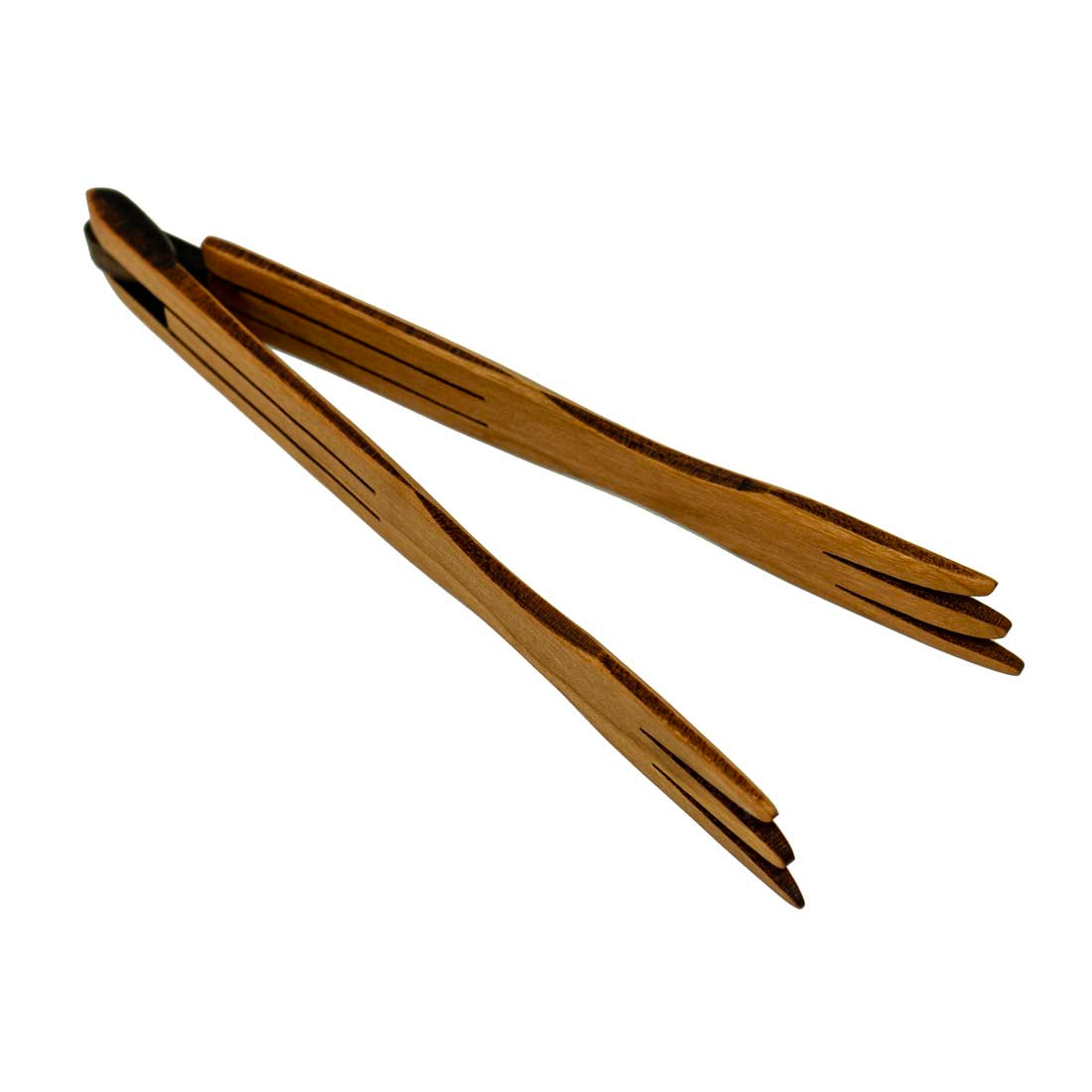 Cherry Wood Inside-Out Tongs