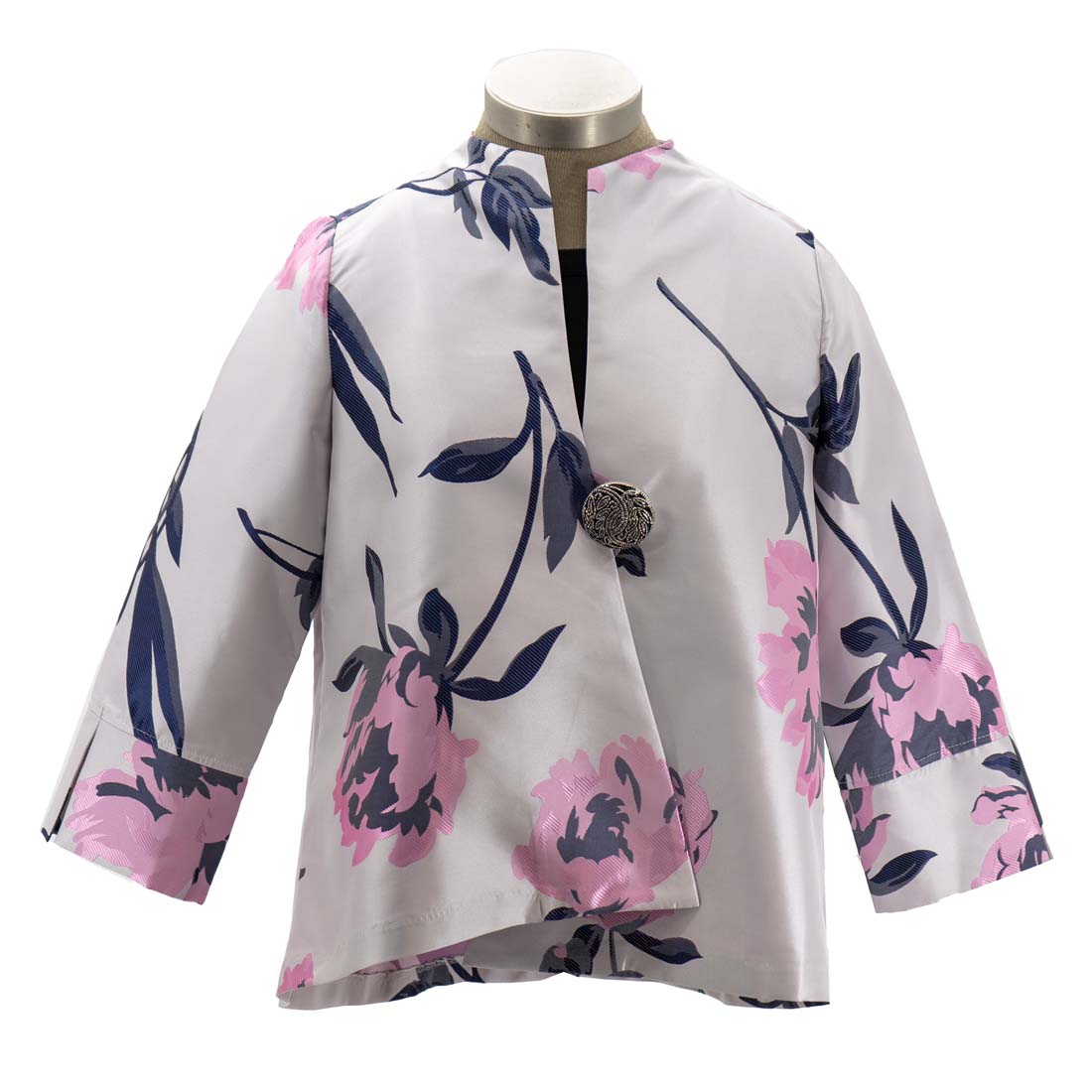 Floral One Button Jacket