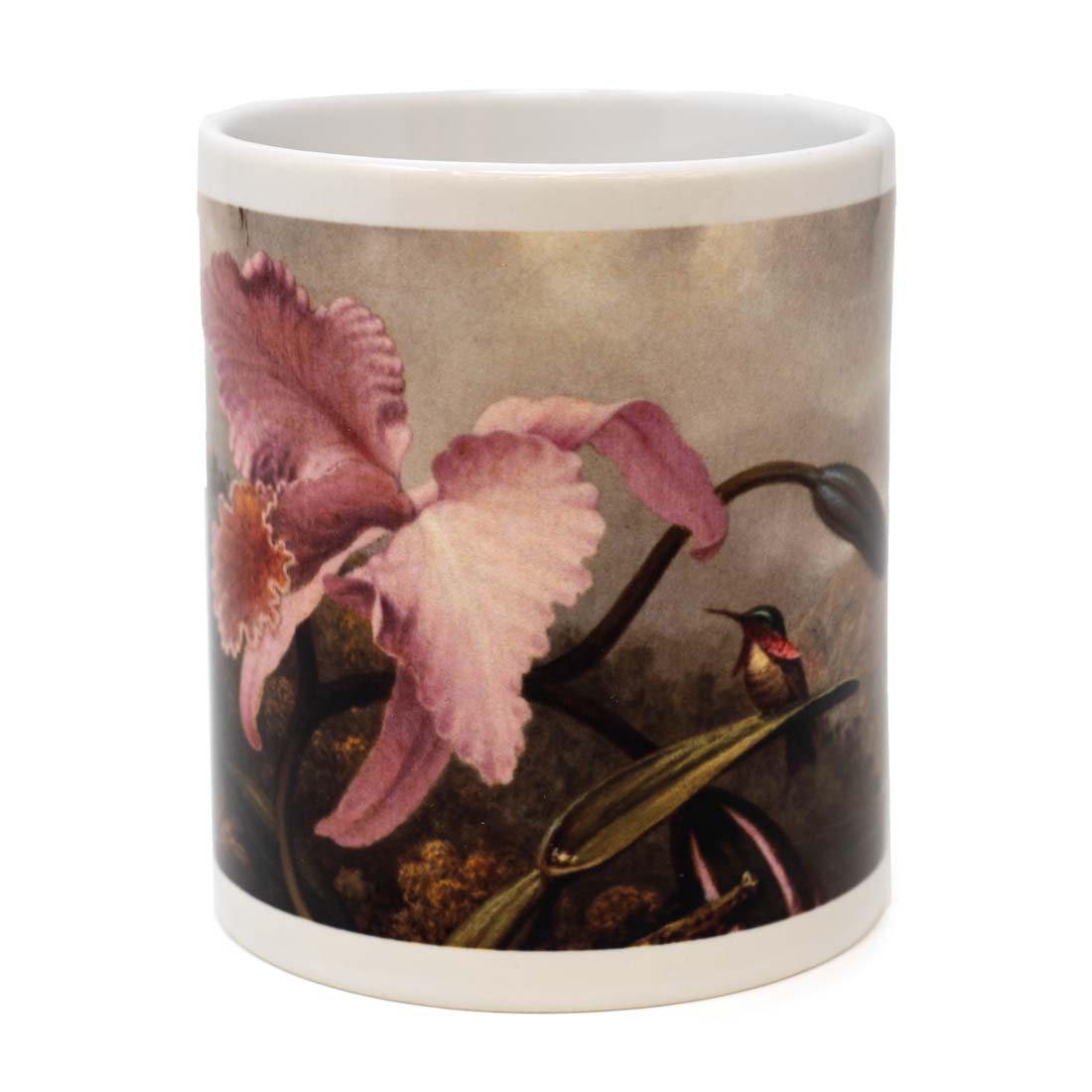 Heade Orchid and Hummingbird Mug