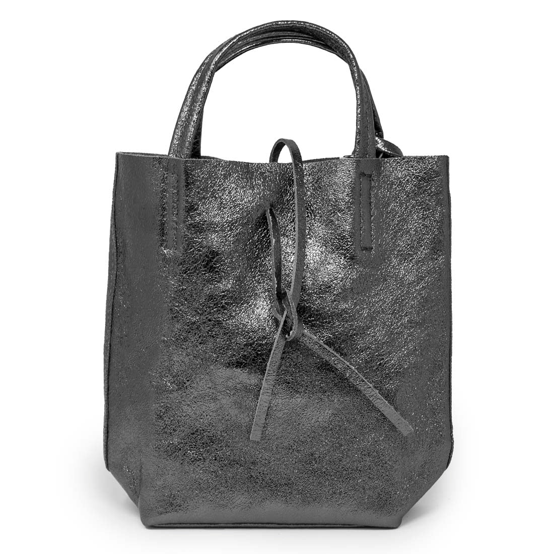 Italian Leather Mini Tote Bag