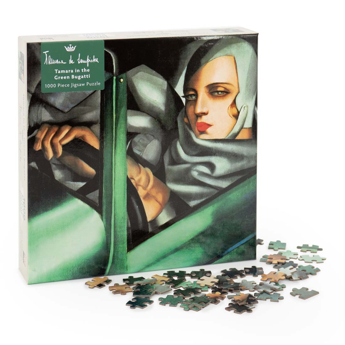 Tamara de Lempicka Tamara in Green Bugatti 1000-piece Jigsaw Puzzles