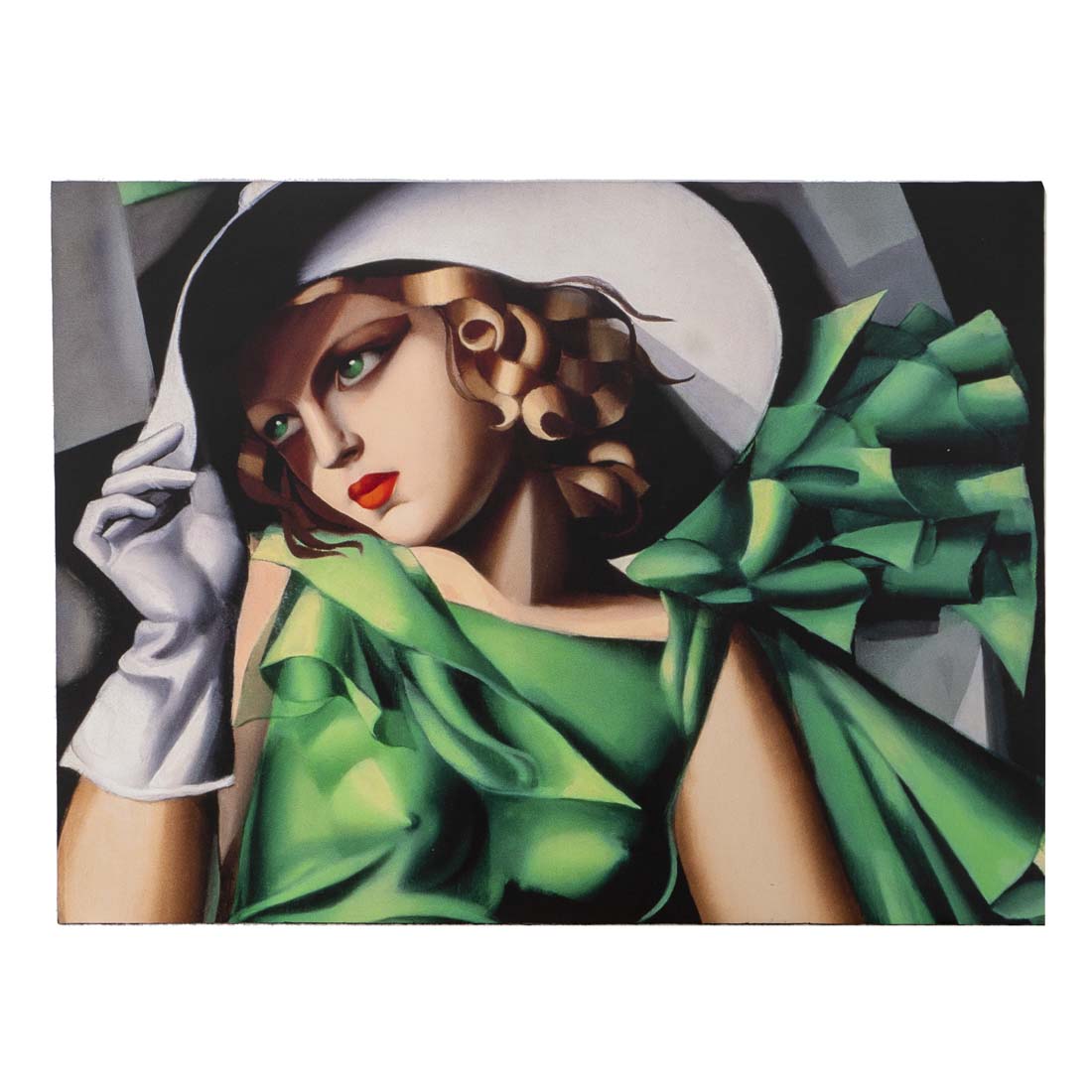 Tamara de Lempicka Young Woman in Green Placemat