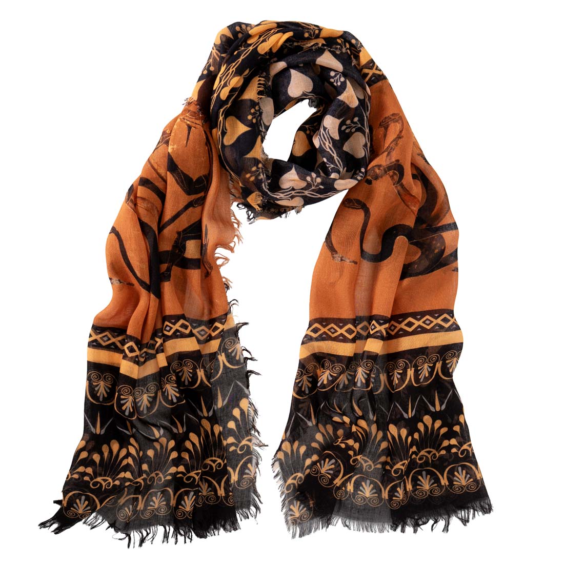 Etruscans Hydra Modal Shawl