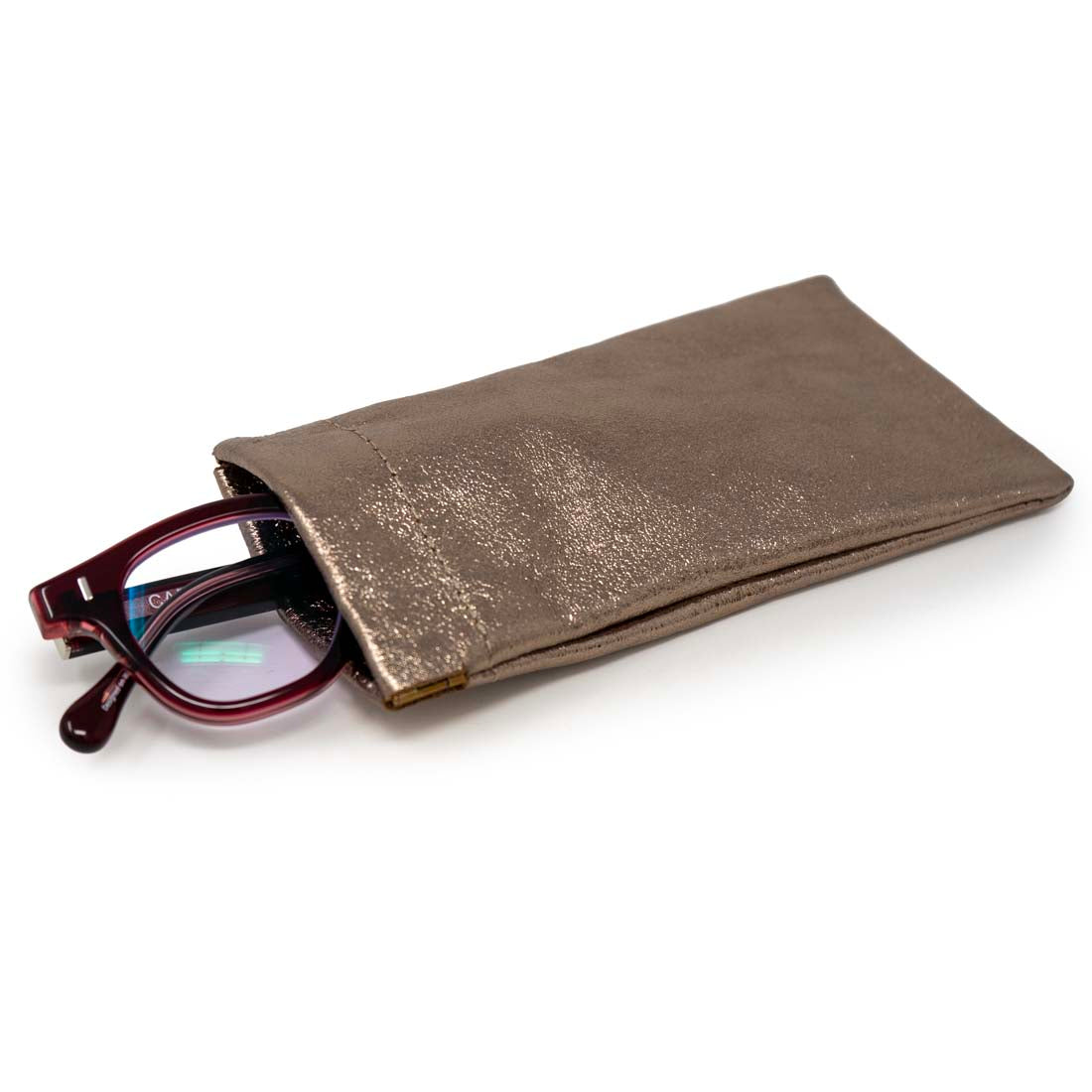 Italian Leather Eyeglass Case