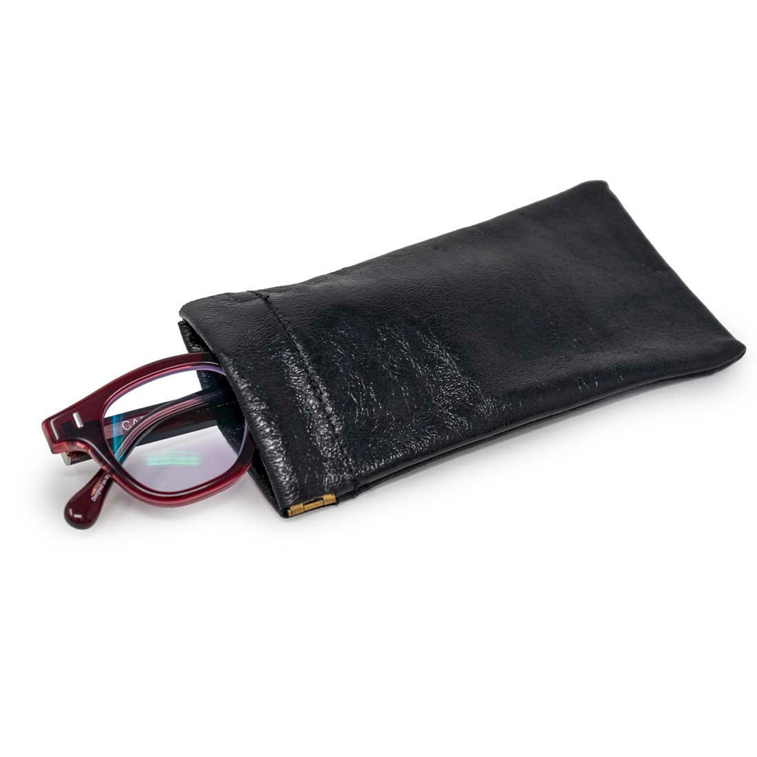 Italian Leather Eyeglass Case