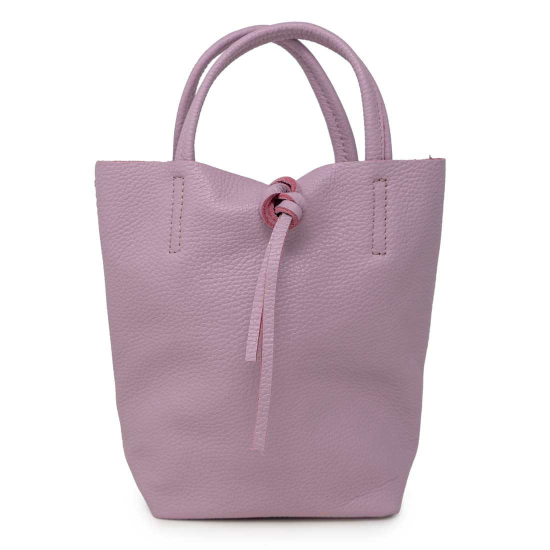 Italian Leather Mini Tote Bag