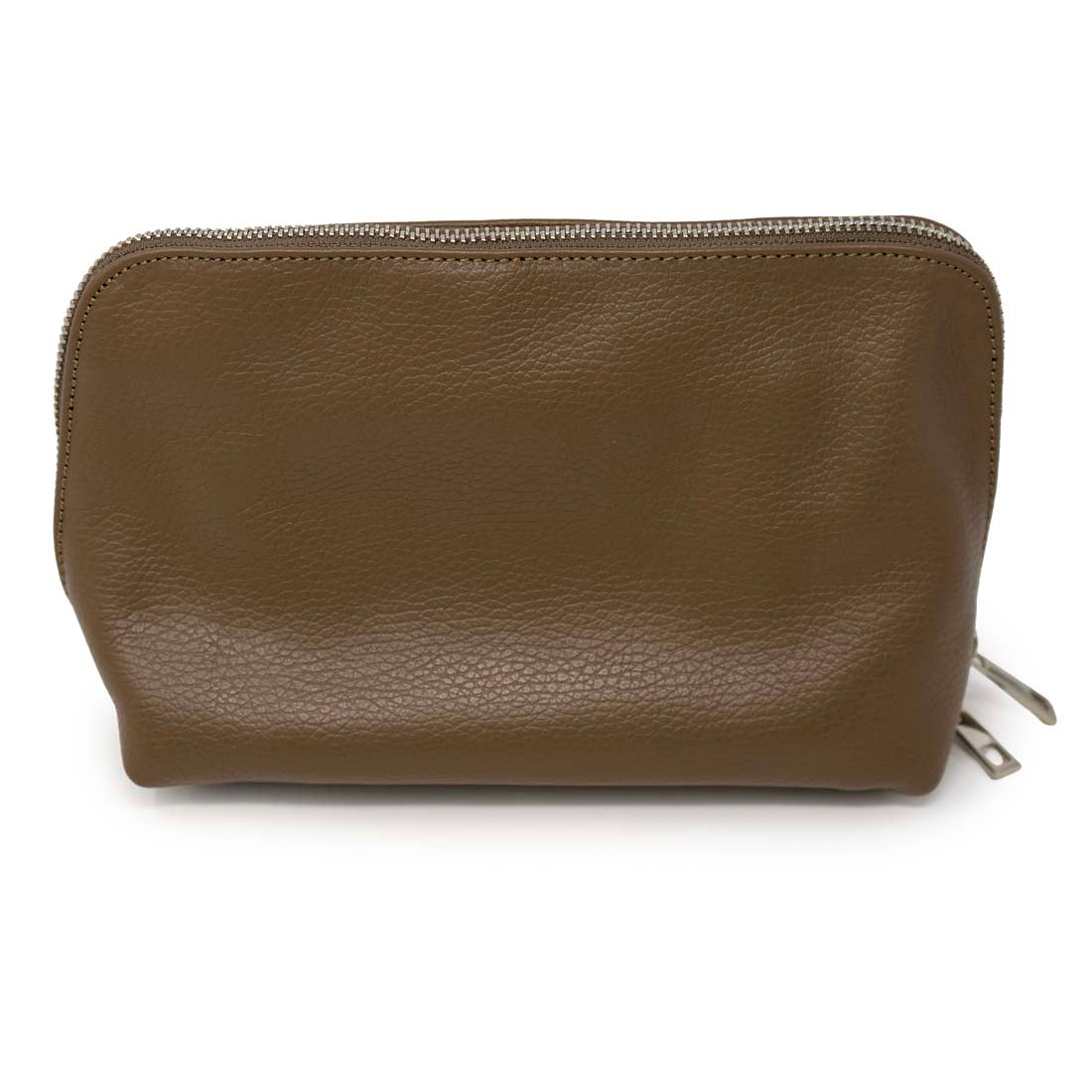 Italian Pebbled Leather Cosmetic Bag Set