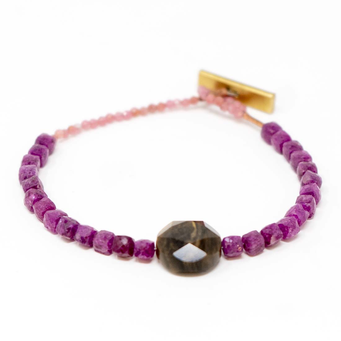 Ruby and Tiger Eye Bracelet