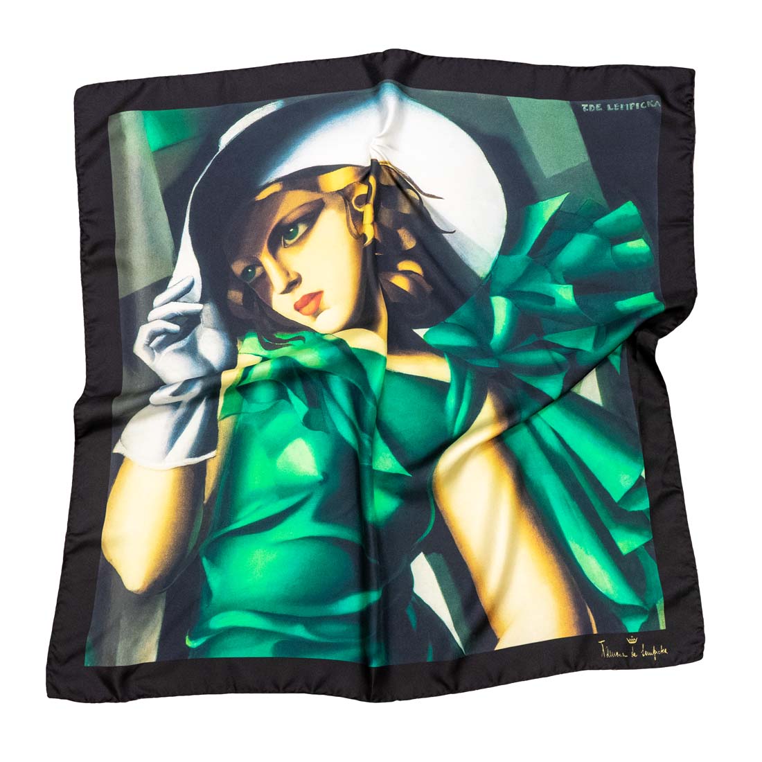 Tamara de Lempicka Tamara in Green Bugatti Scarf