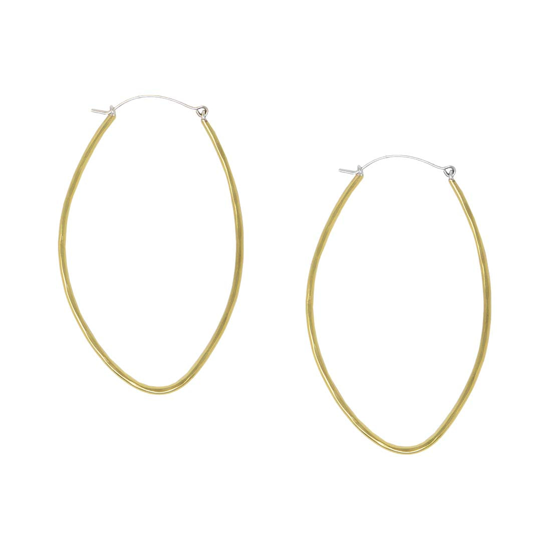 Mango Brass Hoops