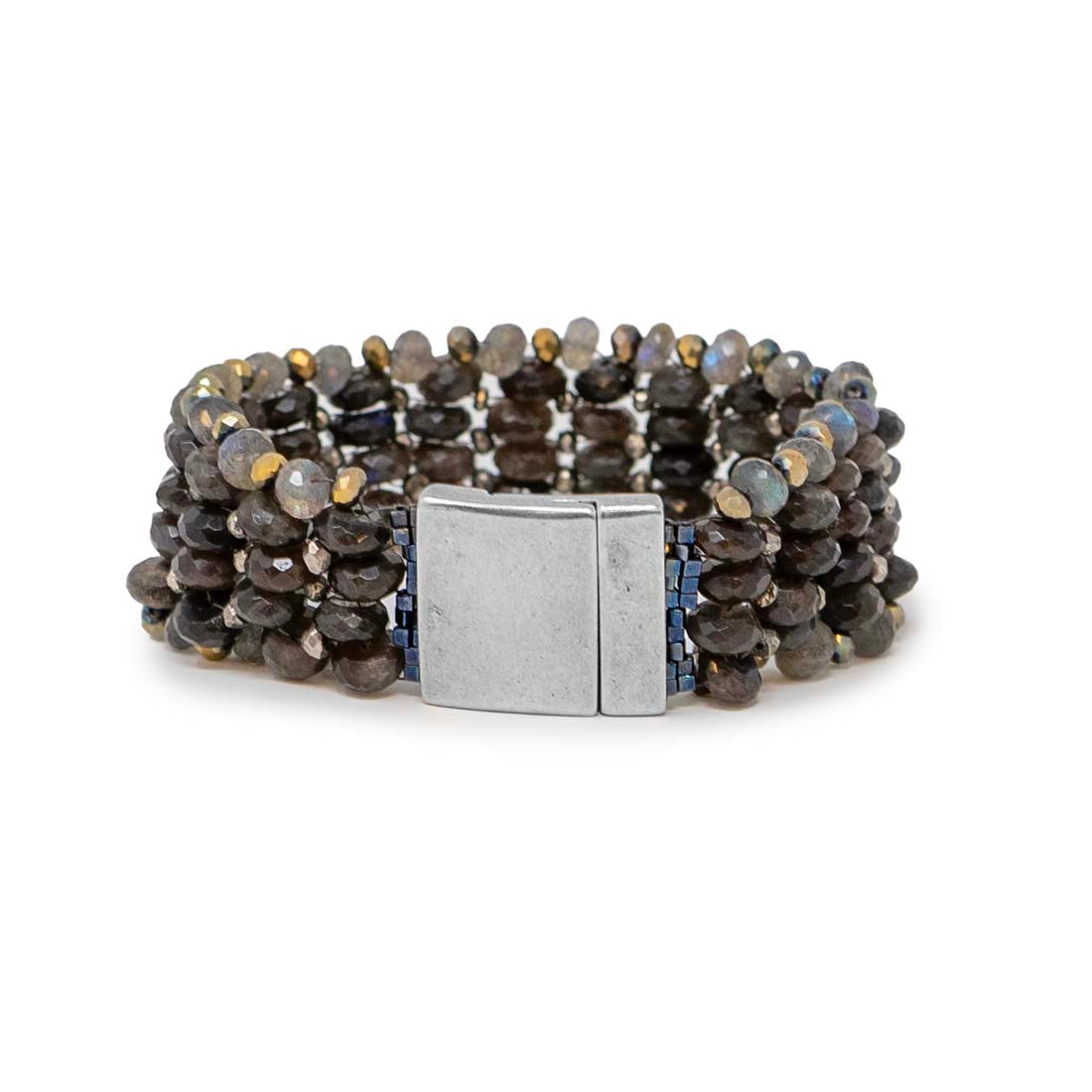 Labradorite Beaded Bracelet