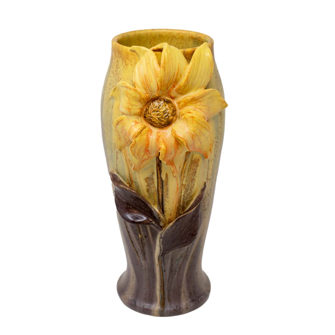 Sunburst Ceramic Pottery Vase