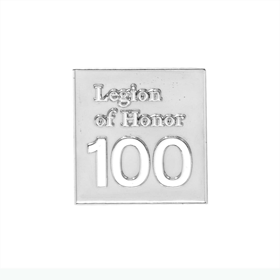 Legion 100 Silver Enamel Pin