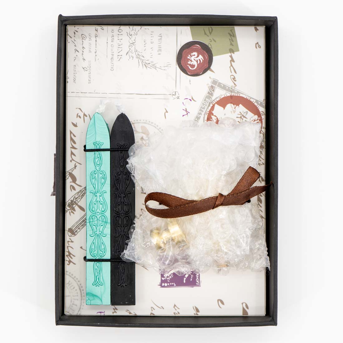 Dragon Murano Glass Handle Wax Seal Kit
