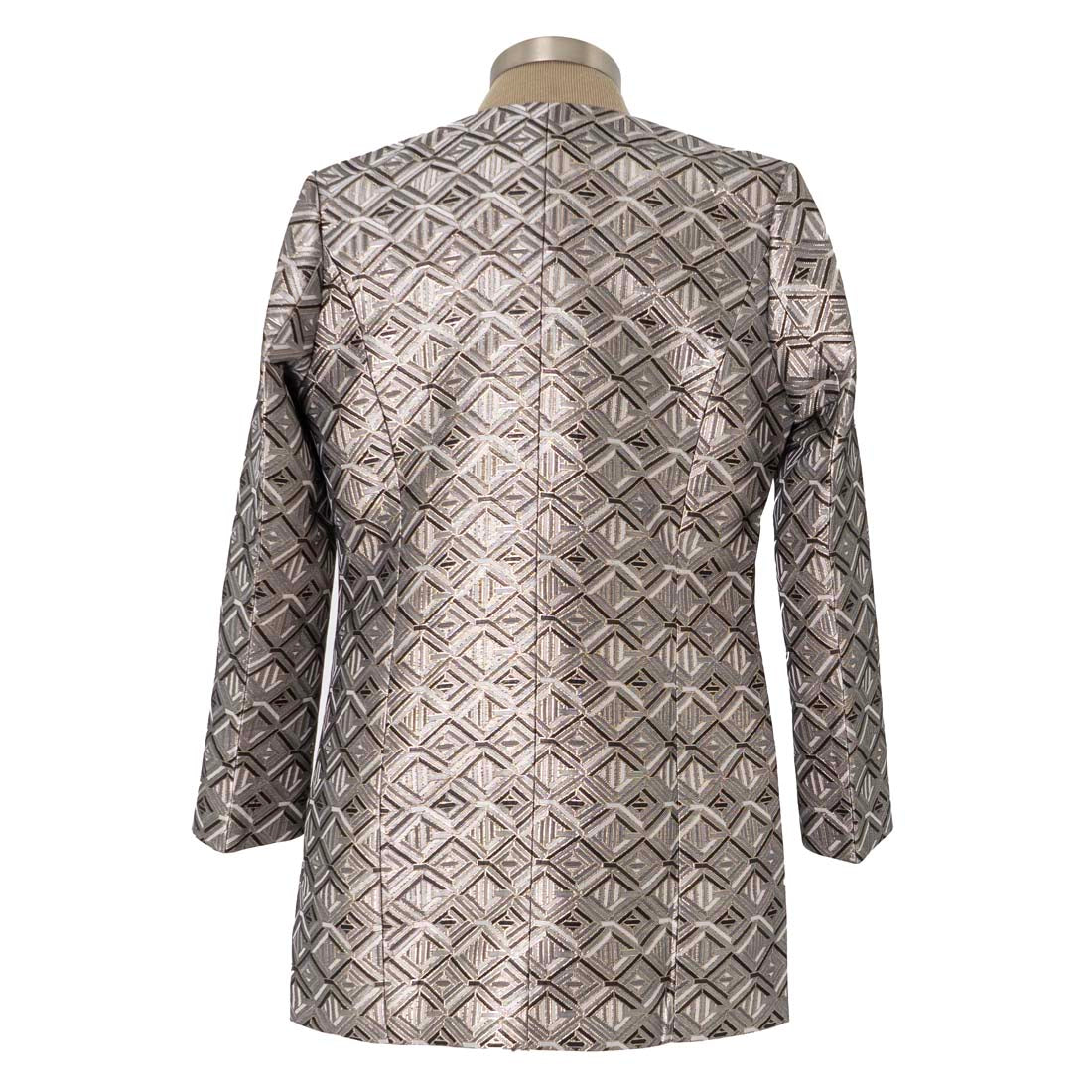 Geometric Pattern Long Jacket