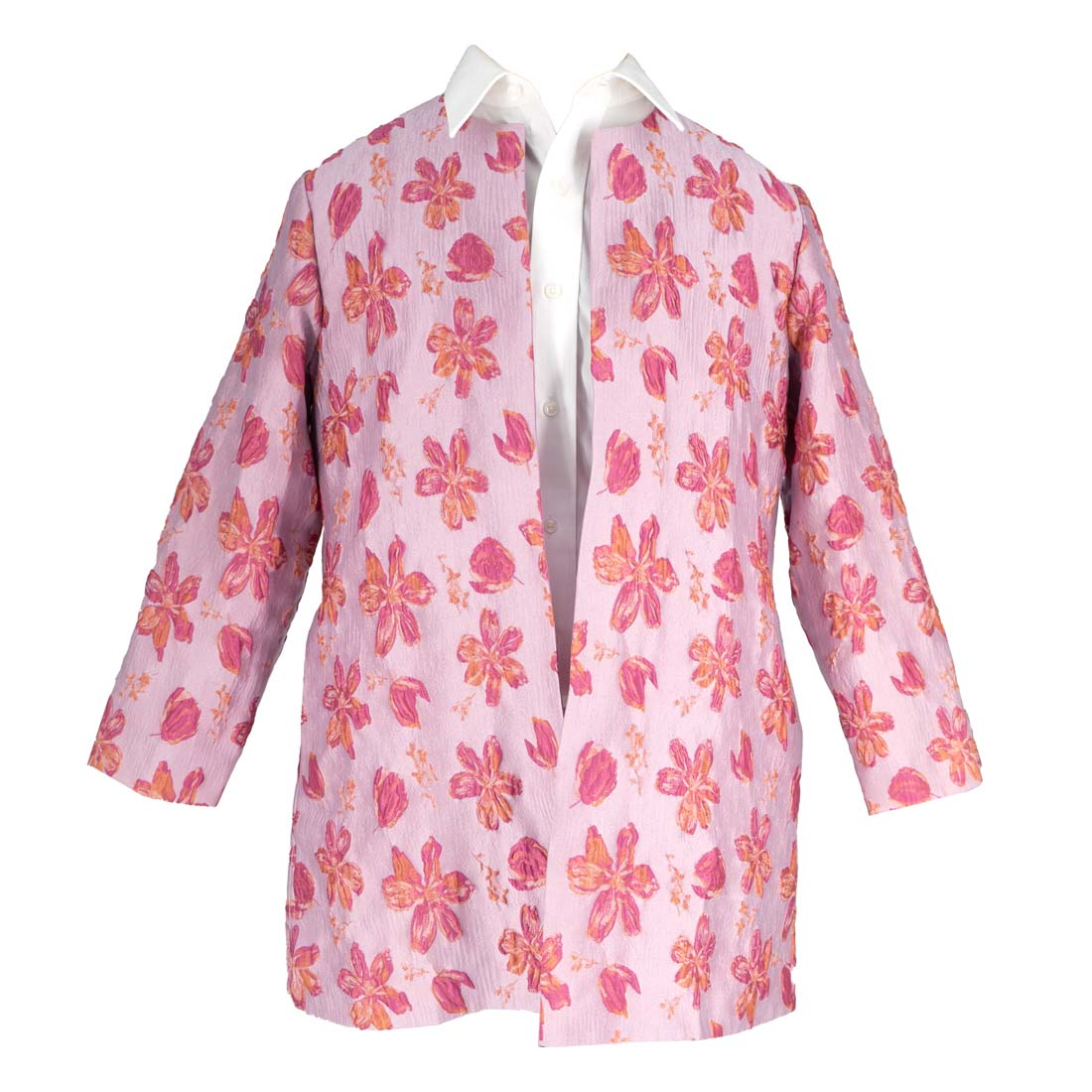 Pink Flower Long Jacket