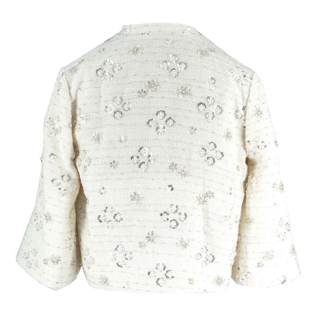 Sequin Tweed Short Jacket