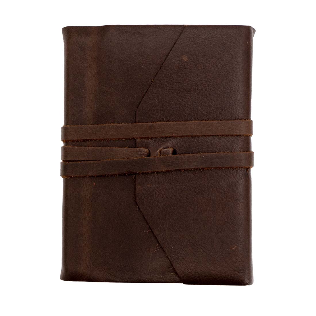 Brown Leather Wrap Journal