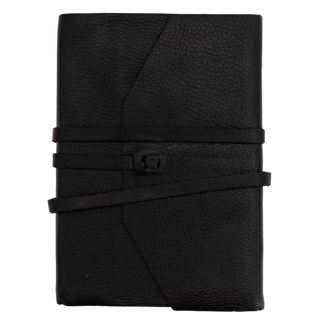 Black Leather Wrap Journal