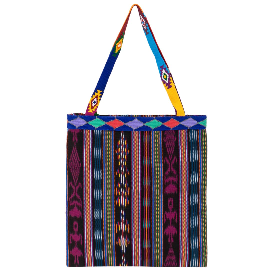 Multi-Color Ikat Tote Bag