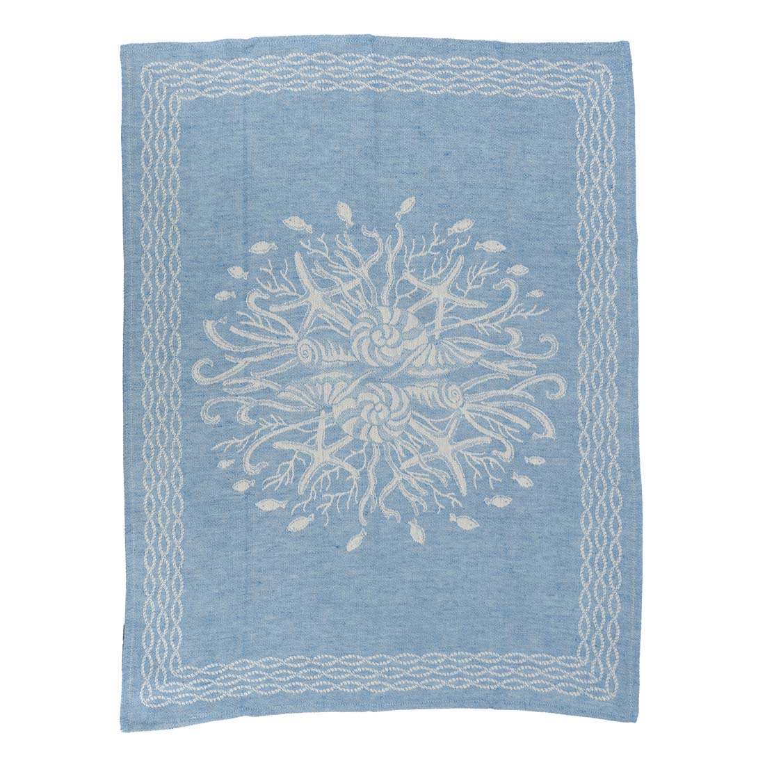 Turquoise Italian Linen Tea Towel