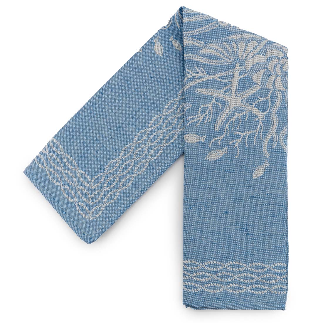 Turquoise Italian Linen Tea Towel