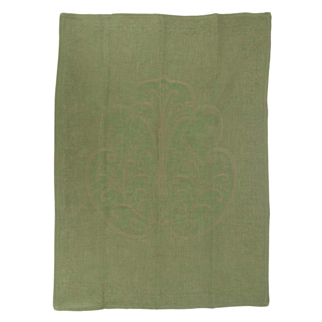 Green Italian Linen Tea Towel