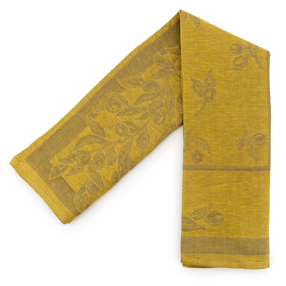 Yellow Italian Linen Tea Towel