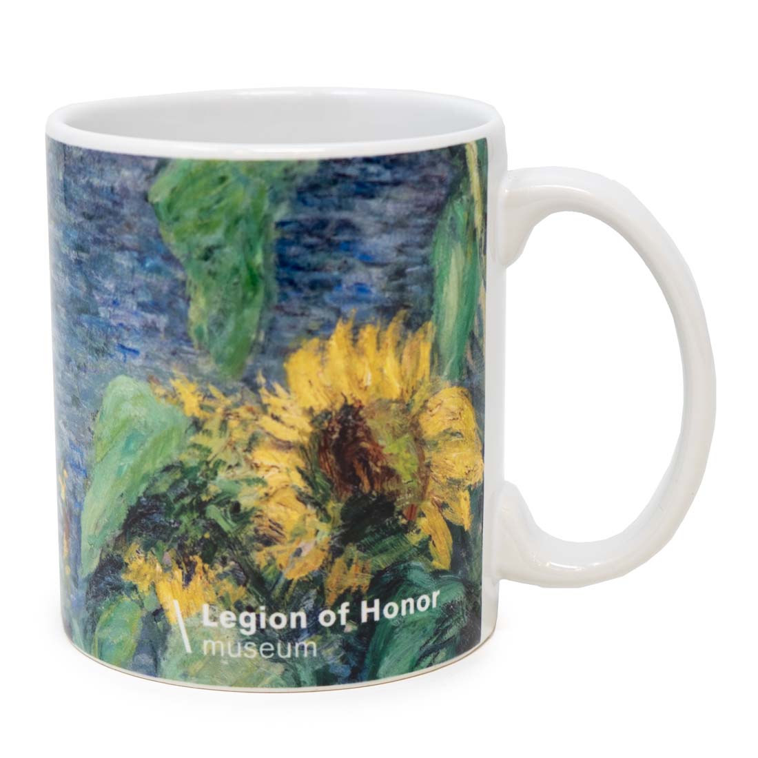 Caillebotte Sunflowers along the Seine Mug