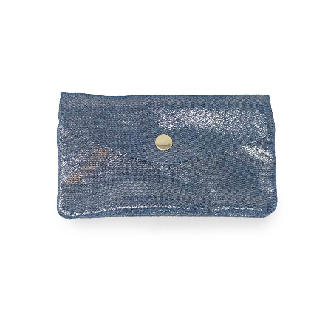 Italian Glitter Suede Leather Wallet