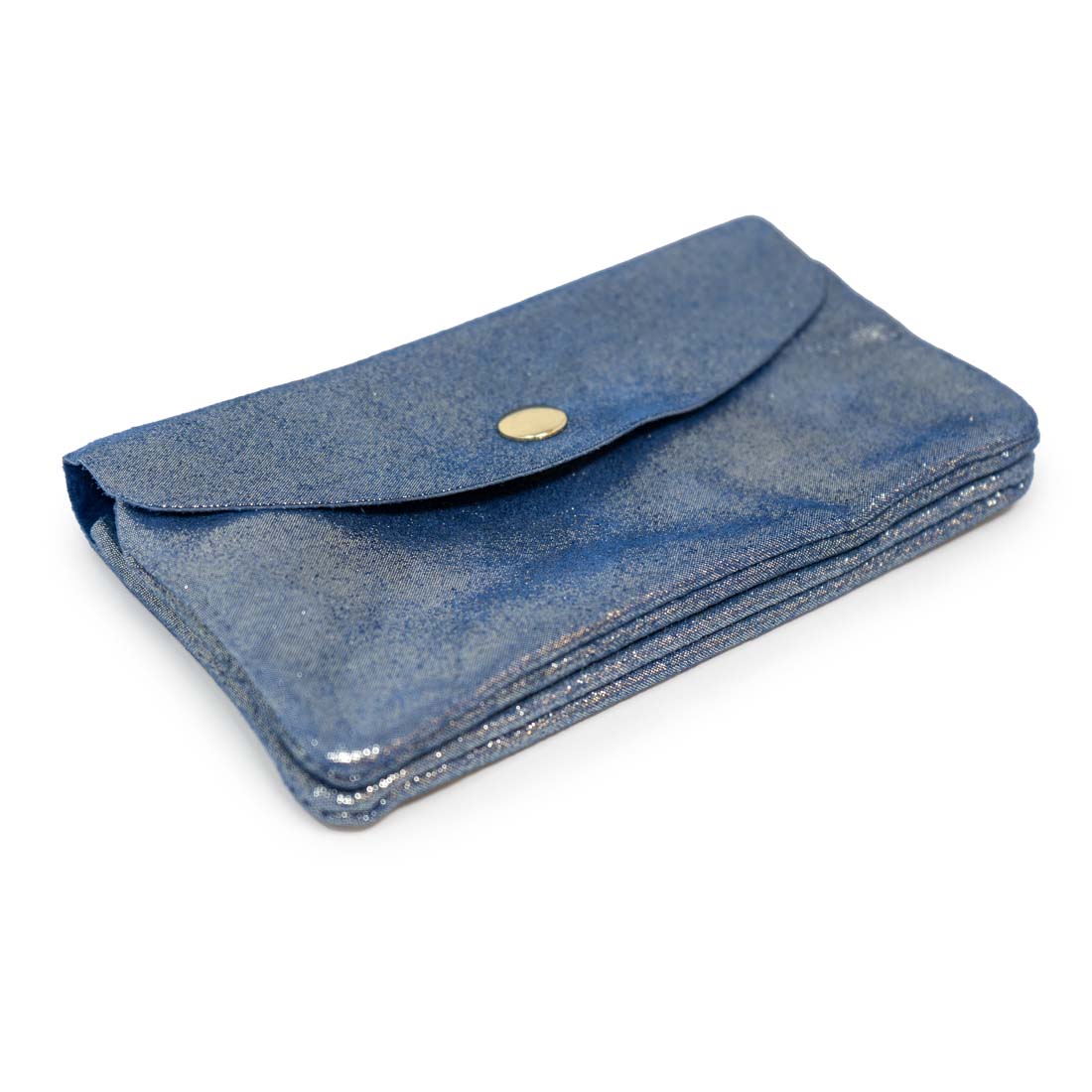 Italian Glitter Suede Leather Wallet