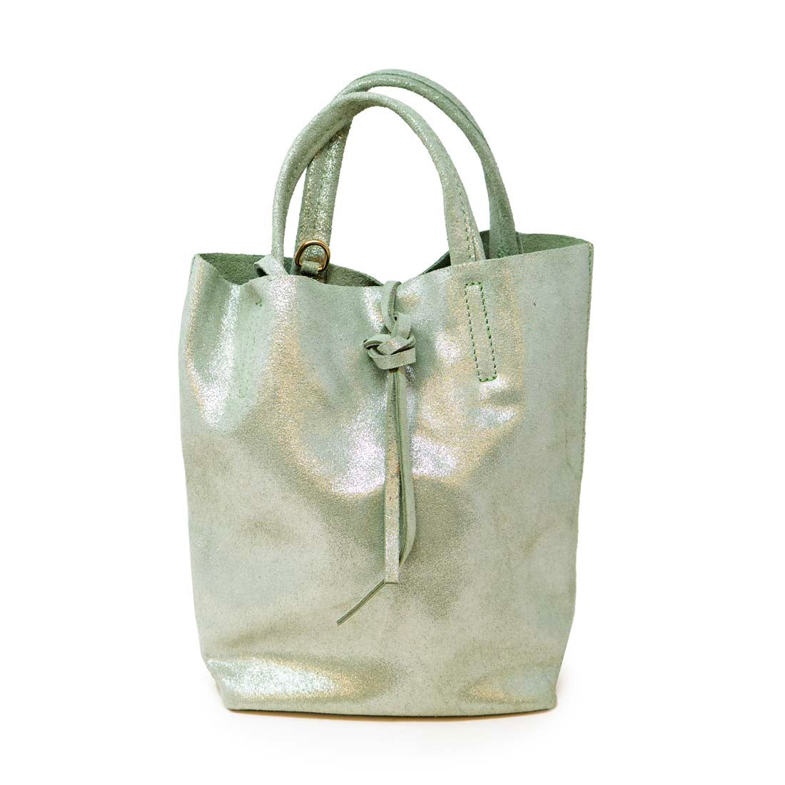Italian Leather Mini Tote Bag