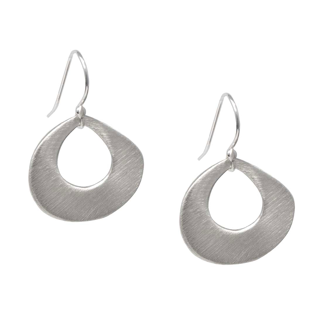 Sterling Silver Open Drop Earrings