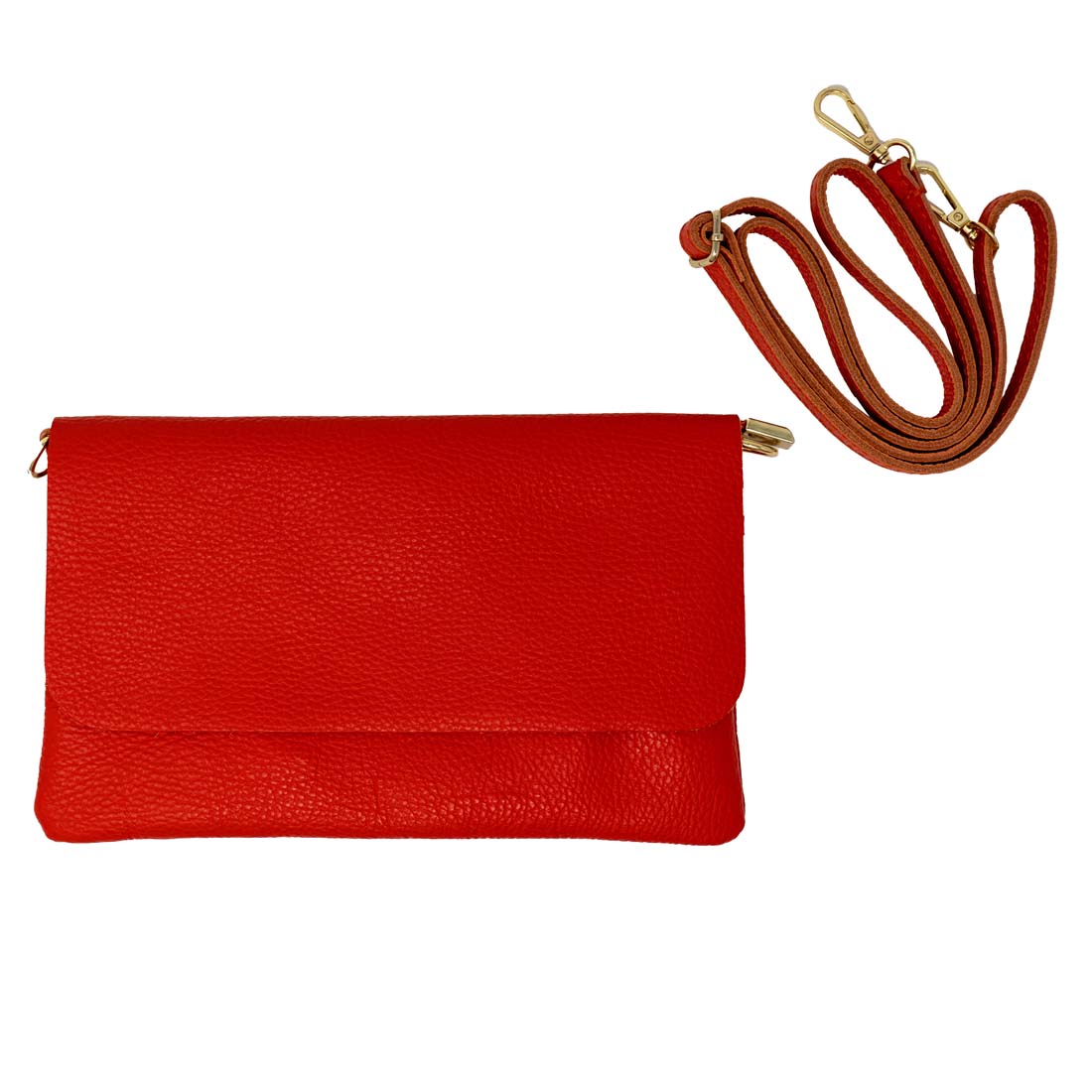 Italian Leather Crossbody Bag