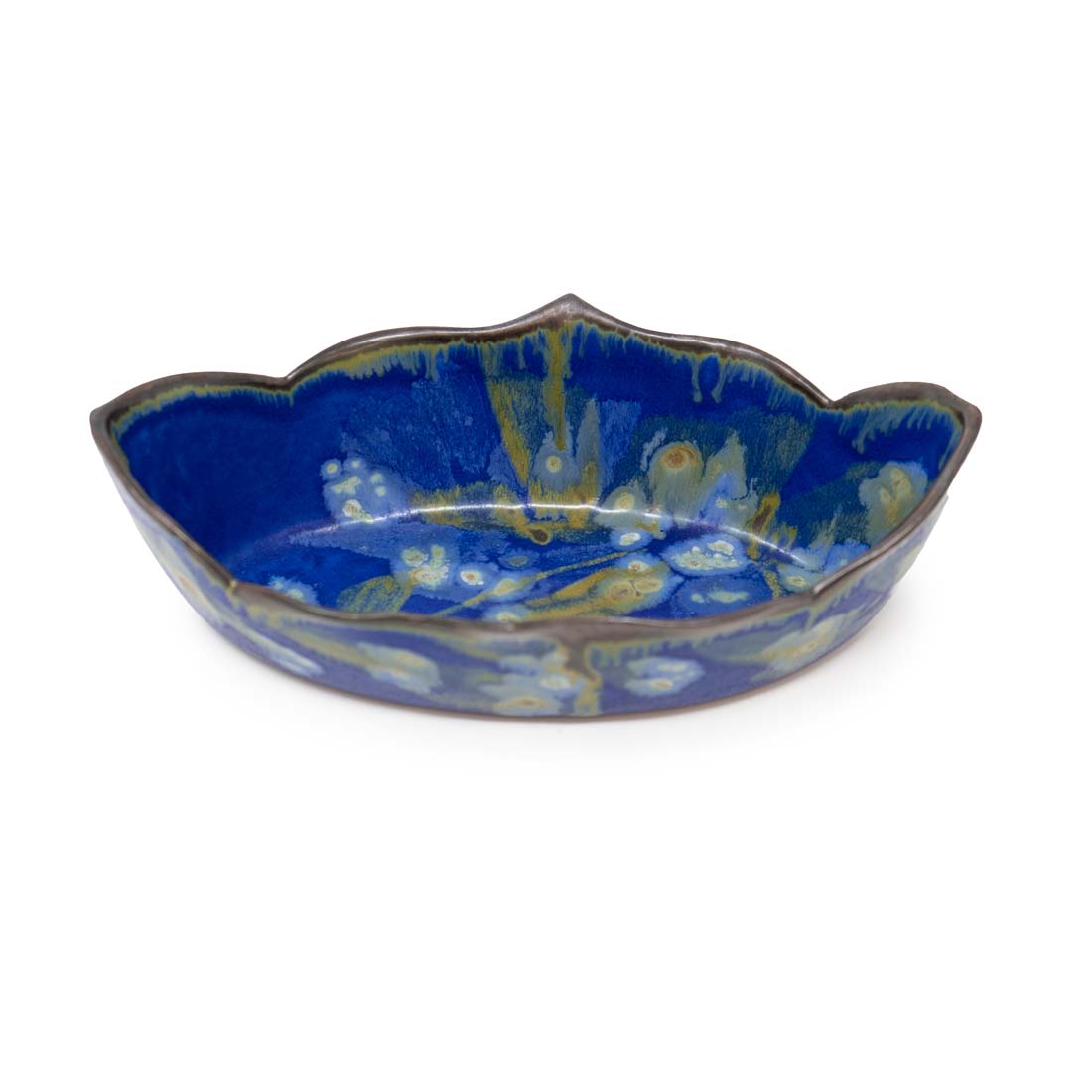 Blue Lotus Olive Bowl