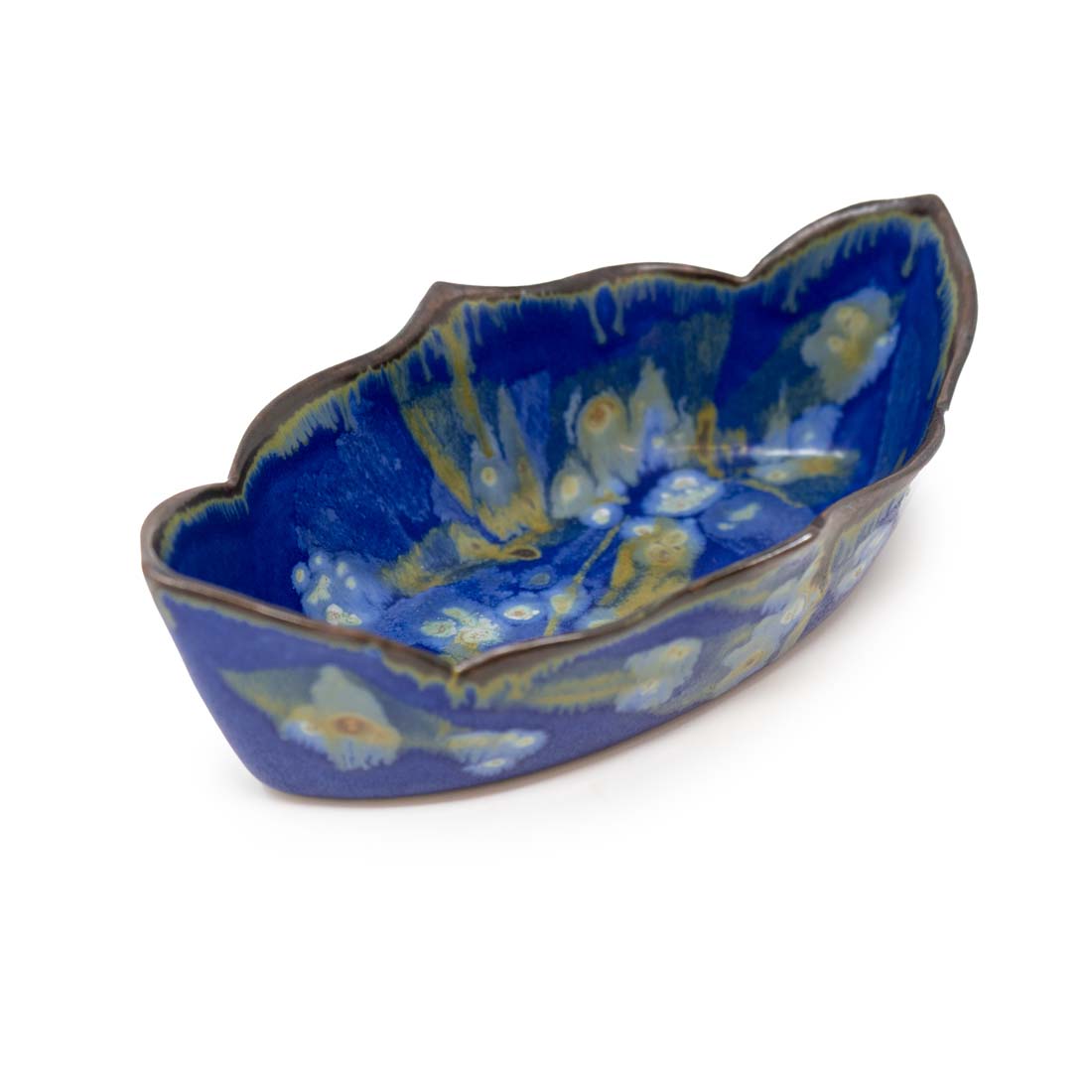 Blue Lotus Olive Bowl