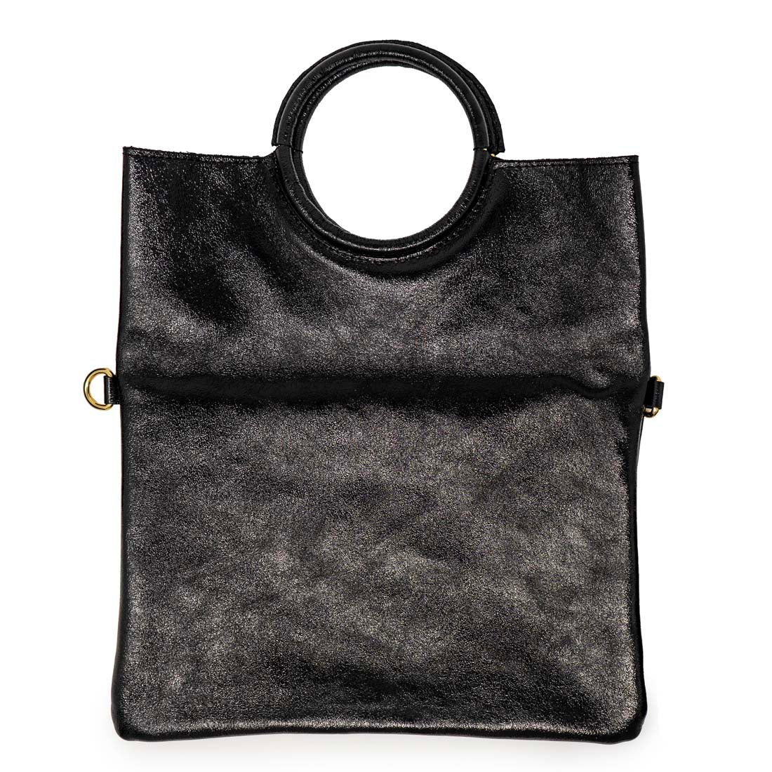 Italian Leather Ring Hand Bag
