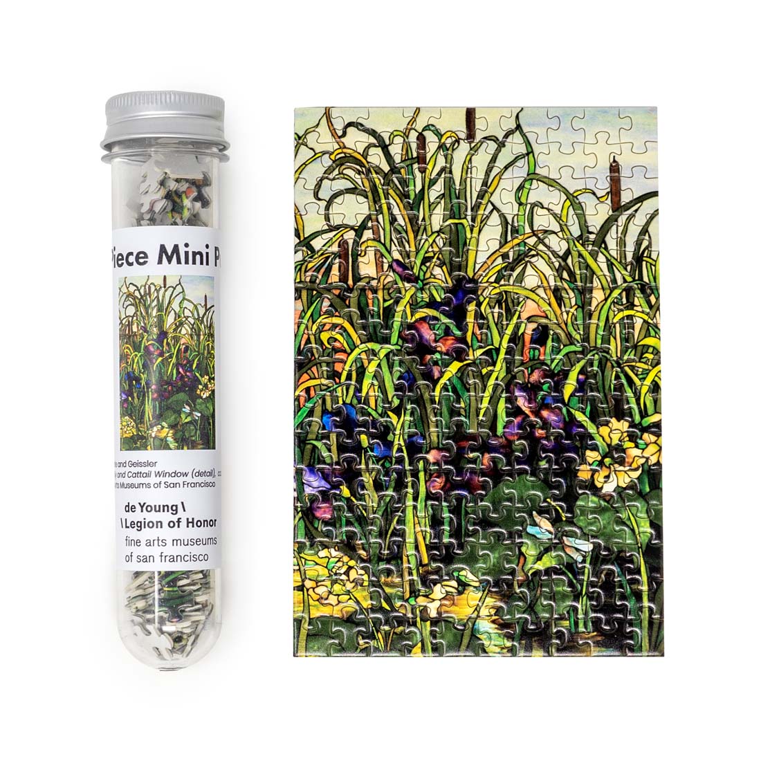 Lederle &amp; Geissler Iris, Lily and Cattail Window Mini Puzzle