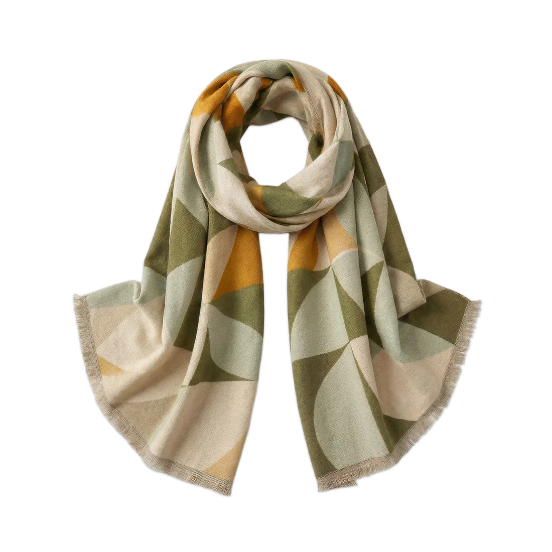Dopamine Green & Beige Wrap