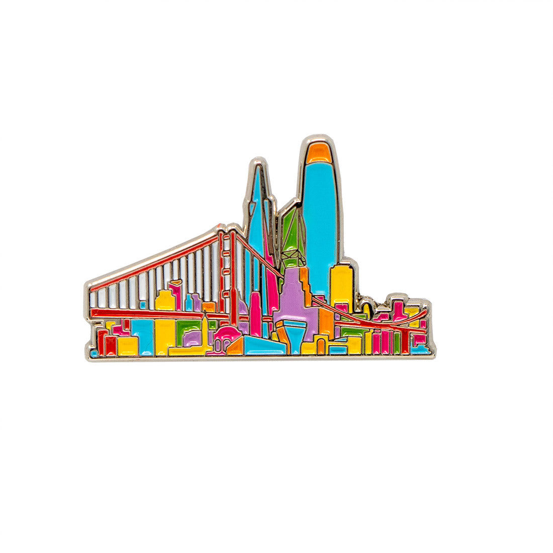 San Francisco Skyline Enamel Pin