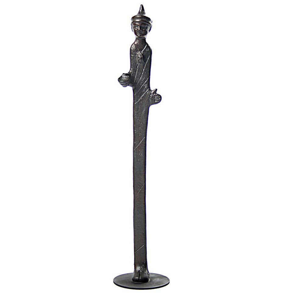 Etruscan Man with Hat Thin Statue Replica