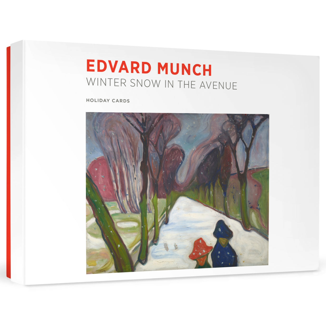 Edvard Munch: Winter Snow in the Avenue Holiday Cards