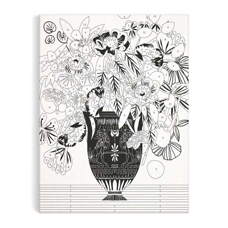 Etruscan Vase Paint by Number Kit