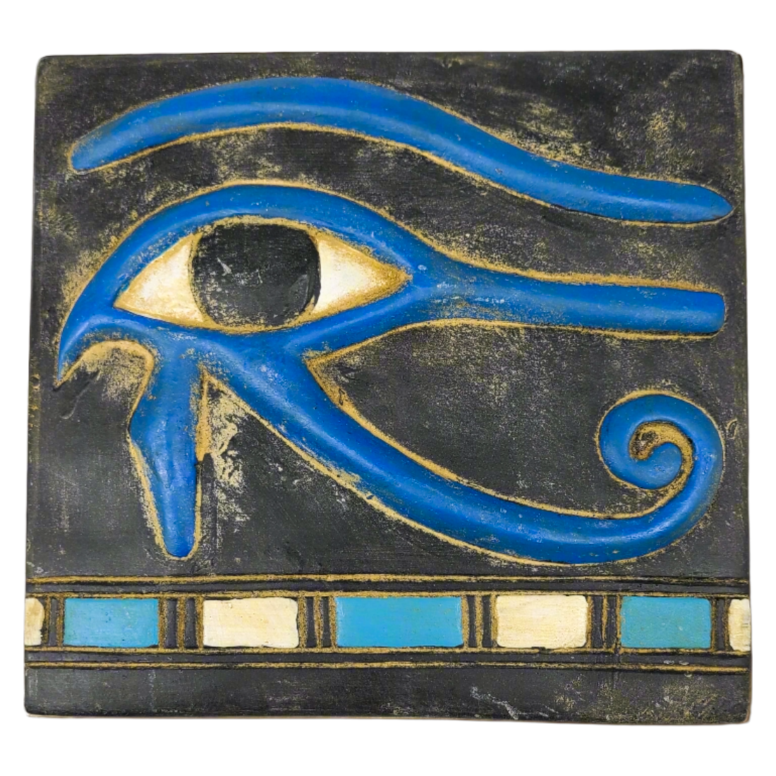 Colorful Egyptian Eye Plaque