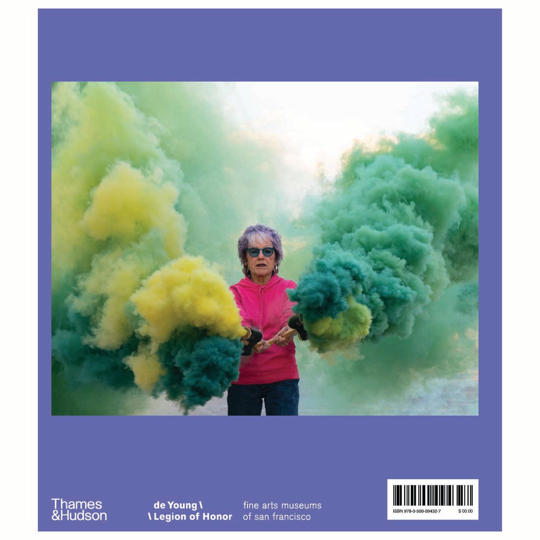 Cover of the exhibition catalogue 'Judy Chicago: In the Making' featuring a radial, multicolored design with the title text along the edges.