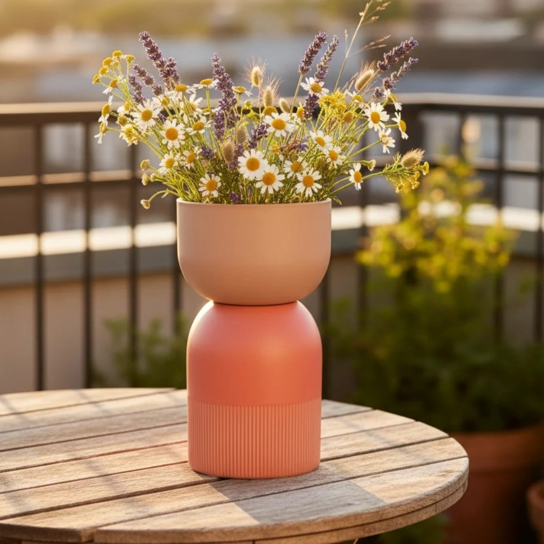 Flip Reversible Ceramic Vase