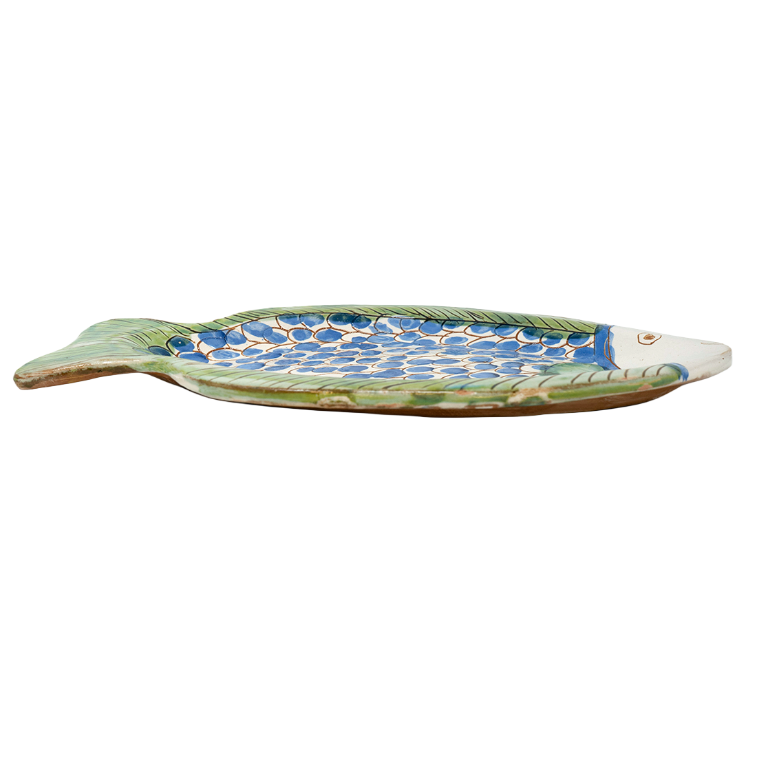 Fayoum Ceramic Fish Plate