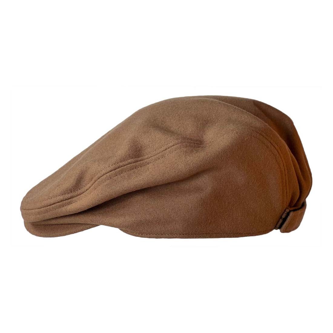 Medium Tan Flat Driving Cap
