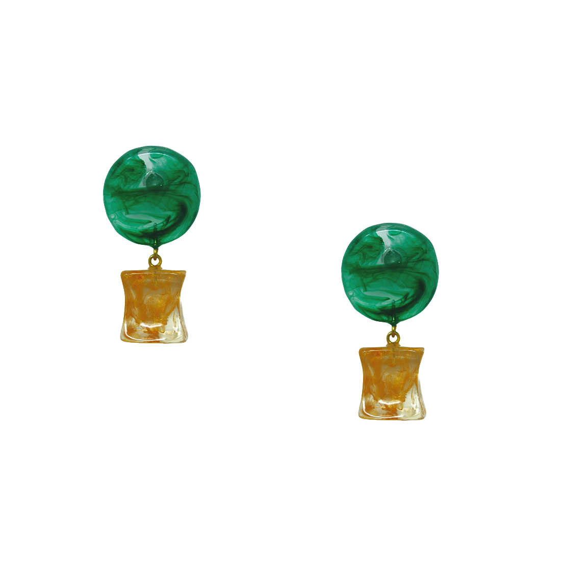 Foliage Amber Earrings