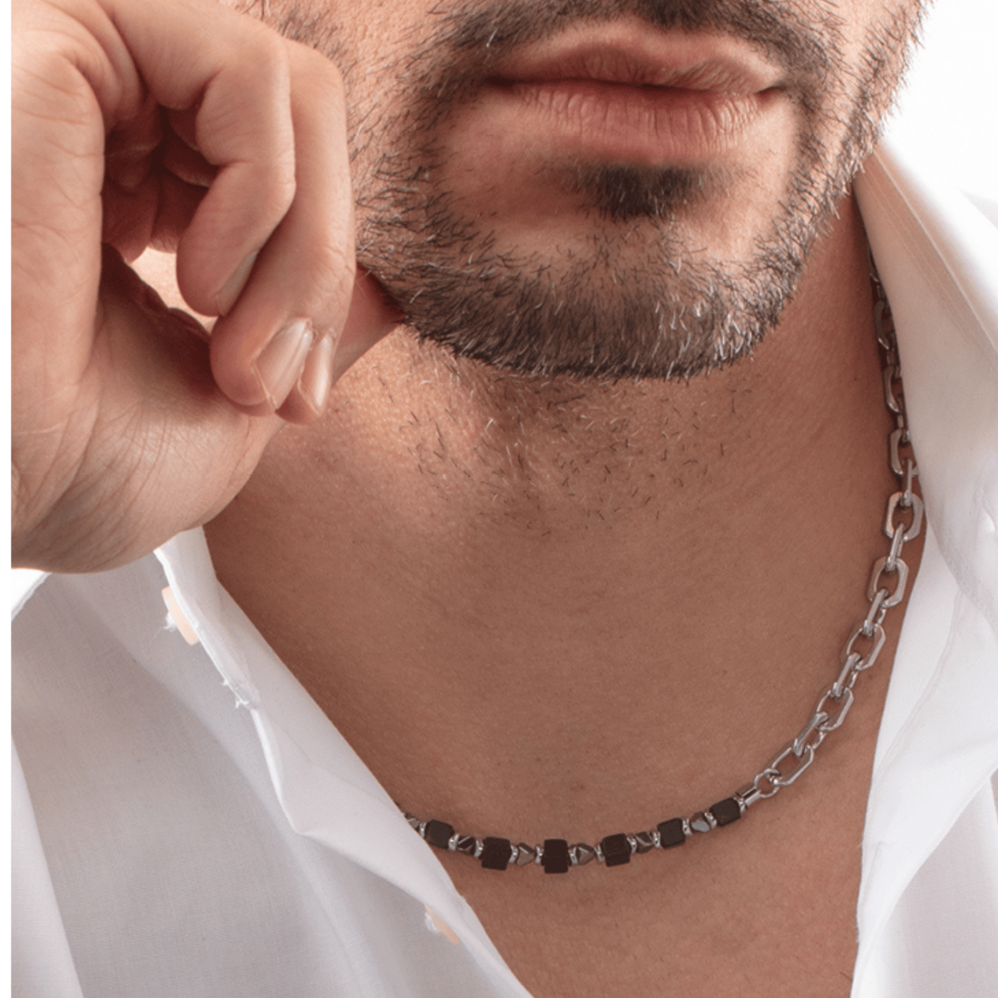 Fusion Cubes Link Chain Necklace